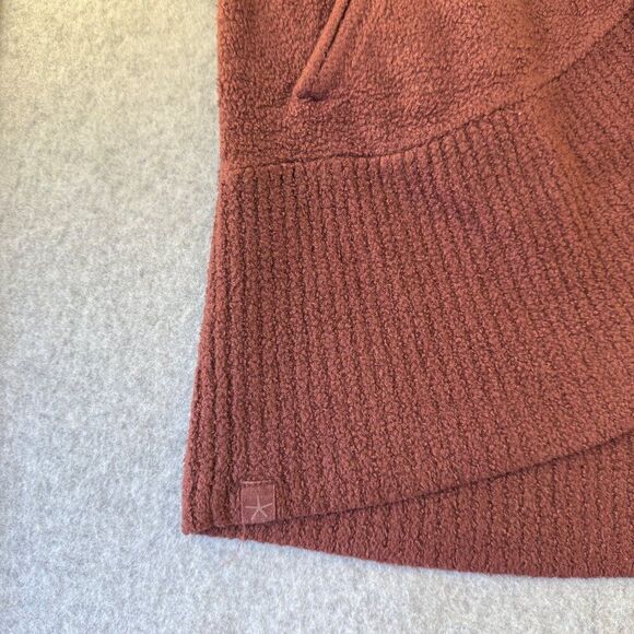 Barefoot Dreams Medium Cozychic Lite Open Front Cardigan Sweater Drape Rosewood - Picture 6 of 9